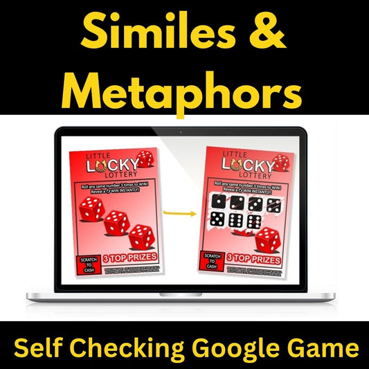 Simile Metaphor Figurative Language Reading Game Google Digital Online Activity