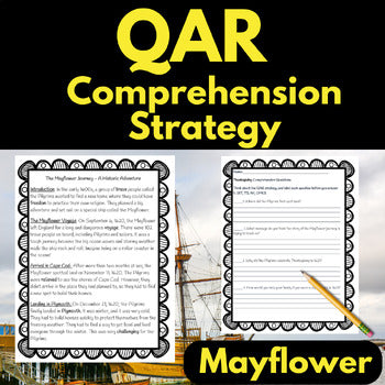 QAR strategy Reading Comprehension with questions Mayflower Non-Fiction